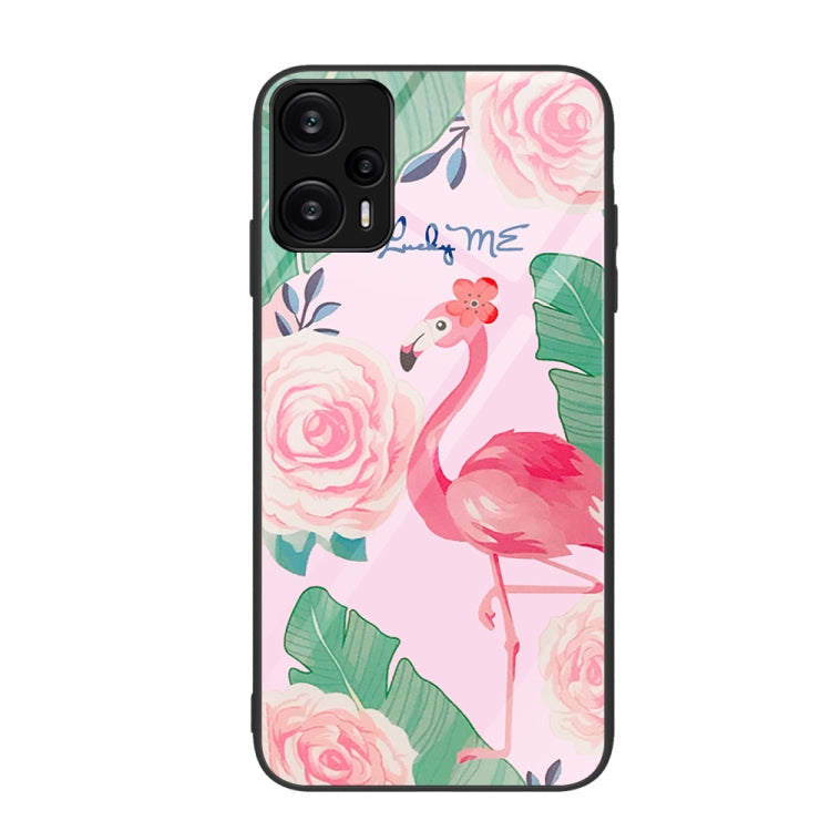 Colorful Painted Glass Phone Case, For Xiaomi Redmi Note 12 4G Global, For Xiaomi Redmi Note 12 Turbo