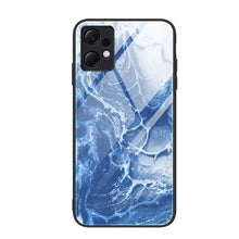 Load image into Gallery viewer, Marble Pattern Glass Protective Phone Case, For Xiaomi Redmi Note 12 4G Global, For Xiaomi Redmi Note 12 Turbo