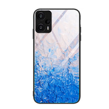 Load image into Gallery viewer, Marble Pattern Glass Protective Phone Case, For Xiaomi Redmi Note 12 4G Global, For Xiaomi Redmi Note 12 Turbo