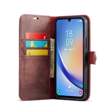 Load image into Gallery viewer, DG.MING Crazy Horse Texture Detachable Magnetic Leather Case