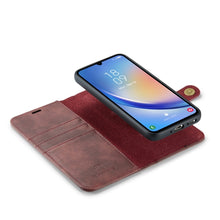 Load image into Gallery viewer, DG.MING Crazy Horse Texture Detachable Magnetic Leather Case