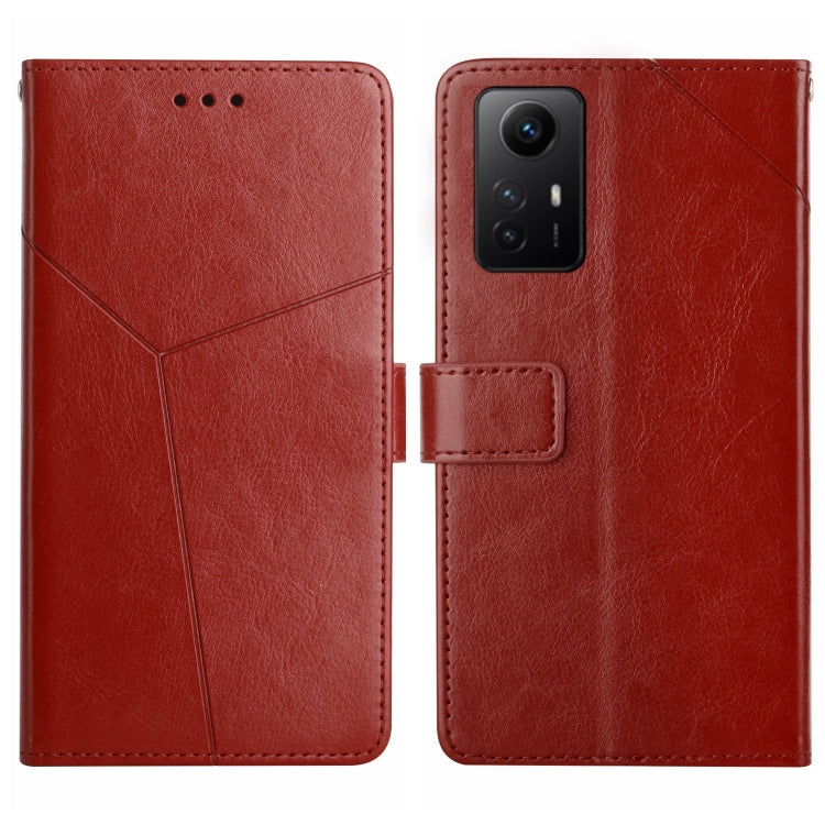 Y-shaped Pattern Flip Leather Phone Case, For Xiaomi 13T / 13T Pro, For Xiaomi Redmi 12 4G Global, For Xiaomi Poco F5, For Xiaomi Poco F5 Pro, For Xiaomi Redmi Note 12S