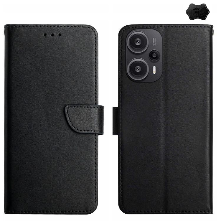 Genuine Leather Fingerprint-proof Flip Phone Case, For Redmi Note 13 Pro 4G / POCO M6 Pro 4G, For Redmi 13 4G Global / 5G Global, For Xiaomi Redmi A3, For Xiaomi Redmi Note 13 Global, For Xiaomi Redmi 13C 5G, For Xiaomi 14 Ultra, For Xiaomi 14 Pro     ...