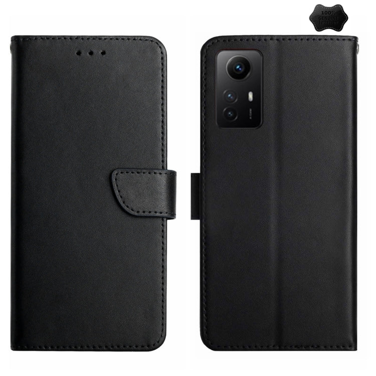 Genuine Leather Fingerprint-proof Flip Phone Case, For Redmi Note 13 Pro 4G / POCO M6 Pro 4G, For Redmi 13 4G Global / 5G Global, For Xiaomi Redmi A3, For Xiaomi Redmi Note 13 Global, For Xiaomi Redmi 13C 5G, For Xiaomi 14 Ultra, For Xiaomi 14 Pro     ...