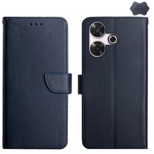 Load image into Gallery viewer, Genuine Leather Fingerprint-proof Flip Phone Case, For Redmi Note 13 Pro 4G / POCO M6 Pro 4G, For Redmi 13 4G Global / 5G Global, For Xiaomi Redmi A3, For Xiaomi Redmi Note 13 Global, For Xiaomi Redmi 13C 5G, For Xiaomi 14 Ultra, For Xiaomi 14 Pro     ...