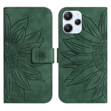 Load image into Gallery viewer, Skin Feel Sun Flower Embossed Flip Leather Phone Case with Lanyard, For Xiaomi Redmi 12 5G, For Xiaomi 13T / 13T Pro, For Xiaomi Redmi 12 4G Global, For Xiaomi Poco F5