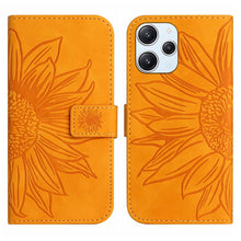 Load image into Gallery viewer, Skin Feel Sun Flower Embossed Flip Leather Phone Case with Lanyard, For Xiaomi Redmi 12 5G, For Xiaomi 13T / 13T Pro, For Xiaomi Redmi 12 4G Global, For Xiaomi Poco F5
