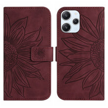 Load image into Gallery viewer, Skin Feel Sun Flower Embossed Flip Leather Phone Case with Lanyard, For Xiaomi Redmi 12 5G, For Xiaomi 13T / 13T Pro, For Xiaomi Redmi 12 4G Global, For Xiaomi Poco F5