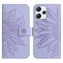 Load image into Gallery viewer, Skin Feel Sun Flower Embossed Flip Leather Phone Case with Lanyard, For Xiaomi Redmi 12 5G, For Xiaomi 13T / 13T Pro, For Xiaomi Redmi 12 4G Global, For Xiaomi Poco F5