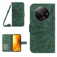 Load image into Gallery viewer, Skin Feel Sun Flower Embossed Flip Leather Phone Case with Lanyard, For Xiaomi Redmi 13 4G Global / 5G Global, For Xiaomi Redmi A3, For Xiaomi Redmi Note 13 4G Global, For Xiaomi Redmi 13C 5G