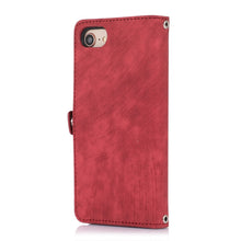 Load image into Gallery viewer, Zipper Card Slot Buckle Wallet Leather Phone Case