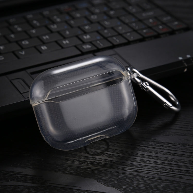 Transparent TPU Soft Earphone Protective Case with Hook, For AirPods 1 / 2 TPU, For AirPods Pro TPU