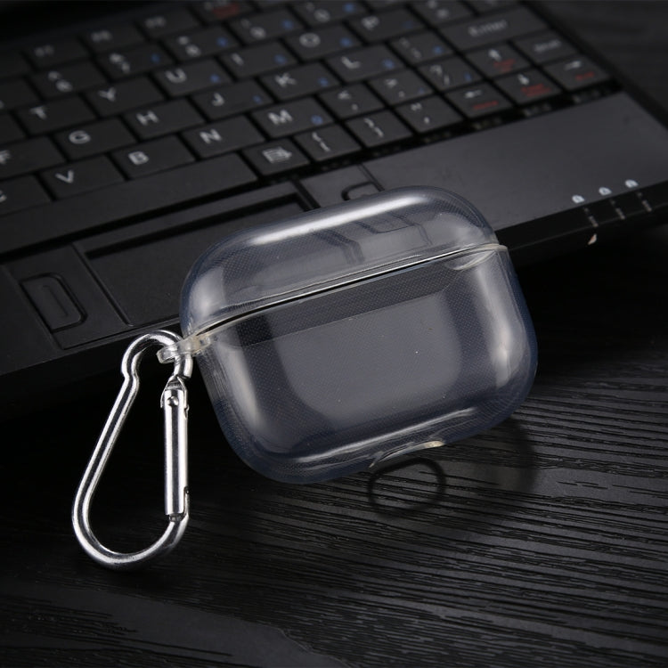 Transparent TPU Soft Earphone Protective Case with Hook, For AirPods 1 / 2 TPU, For AirPods Pro TPU