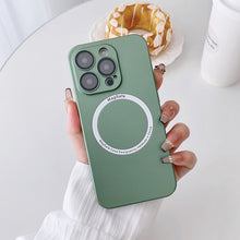 Load image into Gallery viewer, Magsafe Magnetic PC Shockproof Phone Case With Camera Lens, For iPhone 11, For iPhone 11 Pro Max, For iPhone 12 Pro Max, For iPhone 12 Pro, For iPhone 12, For iPhone 13 Pro Max