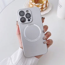 Load image into Gallery viewer, Magsafe Magnetic PC Shockproof Phone Case With Camera Lens