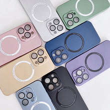 Load image into Gallery viewer, Magsafe Magnetic PC Shockproof Phone Case With Camera Lens, For iPhone 11, For iPhone 11 Pro Max, For iPhone 12 Pro Max, For iPhone 12 Pro, For iPhone 12, For iPhone 13 Pro Max