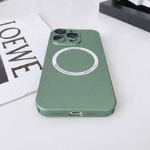 Load image into Gallery viewer, Magsafe Magnetic PC Shockproof Phone Case With Camera Lens