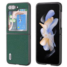 Load image into Gallery viewer, ABEEL Genuine Leather Litchi Texture Phone Case