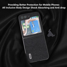 Load image into Gallery viewer, ABEEL Cross Texture Genuine Leather Phone Case