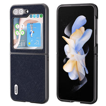 Load image into Gallery viewer, ABEEL Cross Texture Genuine Leather Phone Case