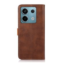 Load image into Gallery viewer, KHAZNEH Cowhide Texture Flip Leather Phone Case, For Xiaomi Redmi Note 13 5G Global, For Xiaomi Redmi 13C, For Xiaomi Redmi Note 13 Pro+ 5G Global, For Xiaomi 13T / Redmi K60 Ultra, For Xiaomi Poco F5 Pro