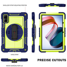 Load image into Gallery viewer, 360 Degree Rotation PC Contrast Silicone Tablet Case, For Xiaomi Redmi Pad 10.61