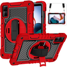 Load image into Gallery viewer, 360 Degree Rotation PC Contrast Silicone Tablet Case, For Xiaomi Redmi Pad 10.61