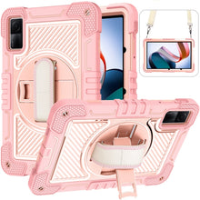 Load image into Gallery viewer, 360 Degree Rotation PC Contrast Silicone Tablet Case, For Xiaomi Redmi Pad 10.61