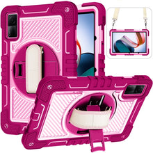 Load image into Gallery viewer, 360 Degree Rotation PC Contrast Silicone Tablet Case, For Xiaomi Redmi Pad 10.61