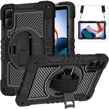 Load image into Gallery viewer, 360 Degree Rotation PC Contrast Silicone Tablet Case, For Xiaomi Redmi Pad 10.61