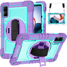 Load image into Gallery viewer, 360 Degree Rotation PC Contrast Silicone Tablet Case, For Xiaomi Redmi Pad 10.61