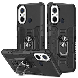 Ring Holder Armor Hybrid Phone Case, For Xiaomi Redmi 12C 4G, For Xiaomi Redmi Note 12 5G Global, For Xiaomi Redmi Note 12 Pro Global