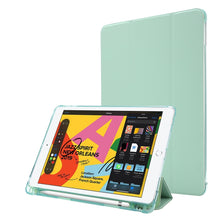 Load image into Gallery viewer, Airbag Horizontal Flip Leather Case with Three-fold Holder &amp; Pen Holder, For iPad 10.2 2021 / 2020 / 2019, For iPad Mini 4, For iPad Mini (2019)