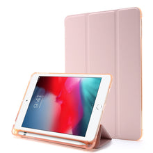 Load image into Gallery viewer, Airbag Horizontal Flip Leather Case with Three-fold Holder &amp; Pen Holder, For iPad 10.2 2021 / 2020 / 2019, For iPad Mini 4, For iPad Mini (2019)