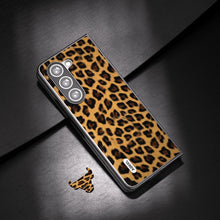 Load image into Gallery viewer, ABEEL Black Edge Leopard Phone Case