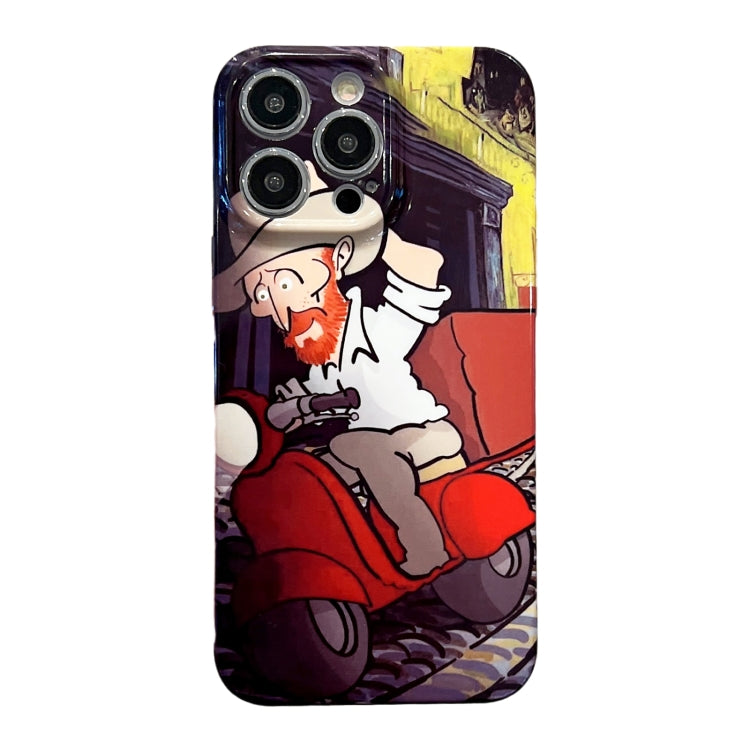 Oil Painting Pattern Glossy PC Phone Case