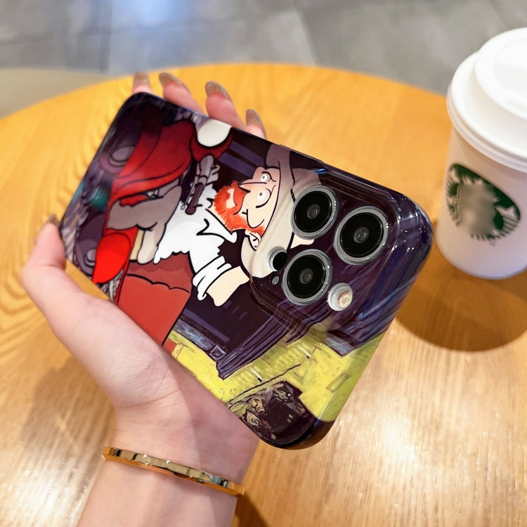 Oil Painting Pattern Glossy PC Phone Case
