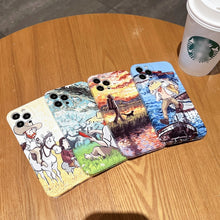 Load image into Gallery viewer, Oil Painting Pattern Glossy PC Phone Case, For iPhone X / XS, For iPhone XR, For iPhone XS Max, For iPhone 8 Plus / 7 Plus