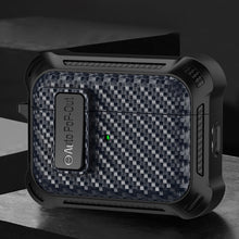Load image into Gallery viewer, Alpha Carbon Fiber Wireless Bluetooth Earphone Protective Case
