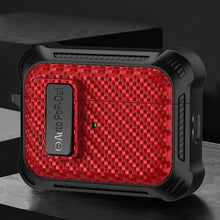 Load image into Gallery viewer, Alpha Carbon Fiber Wireless Bluetooth Earphone Protective Case