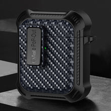 Load image into Gallery viewer, Alpha Carbon Fiber Wireless Bluetooth Earphone Protective Case