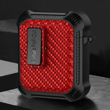 Load image into Gallery viewer, Alpha Carbon Fiber Wireless Bluetooth Earphone Protective Case