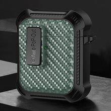 Load image into Gallery viewer, Alpha Carbon Fiber Wireless Bluetooth Earphone Protective Case