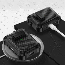 Load image into Gallery viewer, Alpha Carbon Fiber Wireless Bluetooth Earphone Protective Case