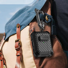 Load image into Gallery viewer, Alpha Carbon Fiber Wireless Bluetooth Earphone Protective Case