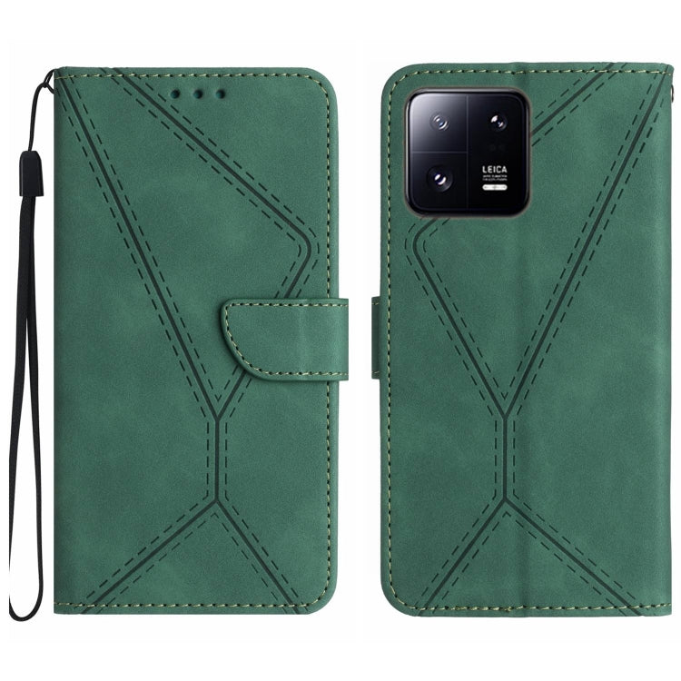 Stitching Embossed Leather Phone Case, For Xiaomi 13 Lite, For Xiaomi 13 Pro, For Xiaomi 13, For Xiaomi 12T / 12T Pro, For Xiaomi POCO M5 / M4 5G, For Xiaomi POCO M5S, For Xiaomi POCO X4 GT, For Xiaomi POCO C40