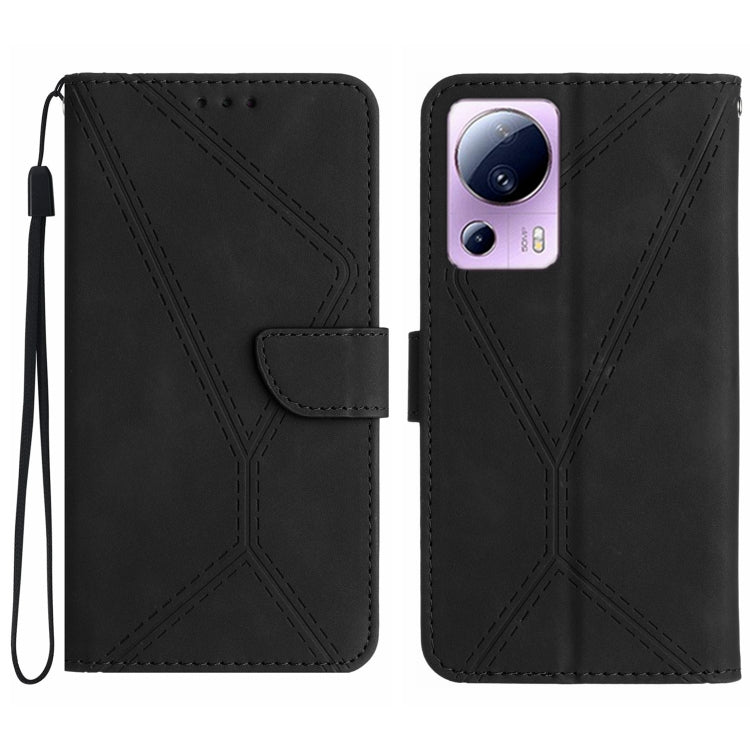 Stitching Embossed Leather Phone Case, For Xiaomi 13 Lite, For Xiaomi 13 Pro, For Xiaomi 13, For Xiaomi 12T / 12T Pro, For Xiaomi POCO M5 / M4 5G, For Xiaomi POCO M5S, For Xiaomi POCO X4 GT, For Xiaomi POCO C40