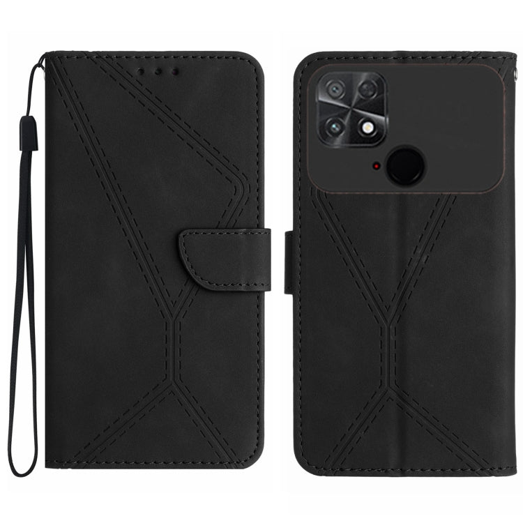 Stitching Embossed Leather Phone Case, For Xiaomi 13 Lite, For Xiaomi 13 Pro, For Xiaomi 13, For Xiaomi 12T / 12T Pro, For Xiaomi POCO M5 / M4 5G, For Xiaomi POCO M5S, For Xiaomi POCO X4 GT, For Xiaomi POCO C40