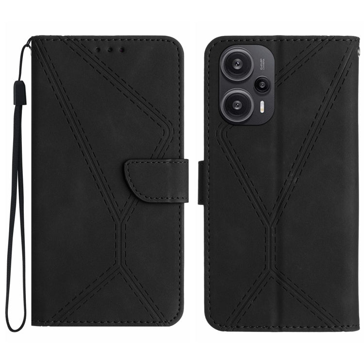 Stitching Embossed Leather Phone Case, For Xiaomi Redmi 12 5G, For Xiaomi 13T / 13T Pro, For Xiaomi Redmi 12 4G Global, For Xiaomi POCO F5 5G, For Xiaomi POCO F5 Pro 5G, For Xiaomi Redmi Note 12S, For Xiaomi Redmi A1+ / A2+, For Redmi Note 12 Pro 4G
