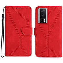Load image into Gallery viewer, Stitching Embossed Leather Phone Case, For Xiaomi Redmi 12 5G, For Xiaomi 13T / 13T Pro, For Xiaomi Redmi 12 4G Global, For Xiaomi POCO F5 5G, For Xiaomi POCO F5 Pro 5G, For Xiaomi Redmi Note 12S, For Xiaomi Redmi A1+ / A2+, For Redmi Note 12 Pro 4G